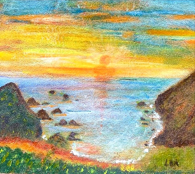 Atardecer en Curiñanco